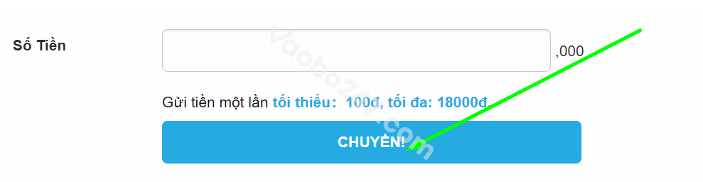 Anh em nhấn vào ô chuyển để tiếp tục 