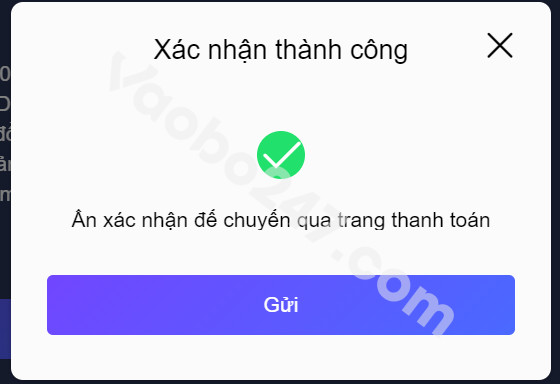 Bấm chọn “Gửi”