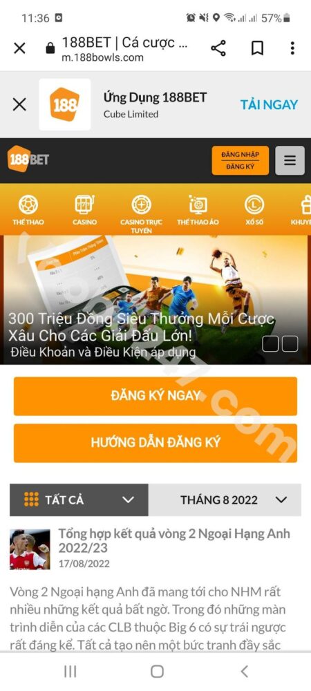 Bấm chọn Tải ngay ở góc trên bên trái màn hình 