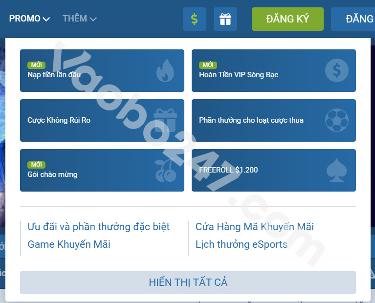 Các khuyến mãi tại 1xbet rất đa dạng và hấp dẫn