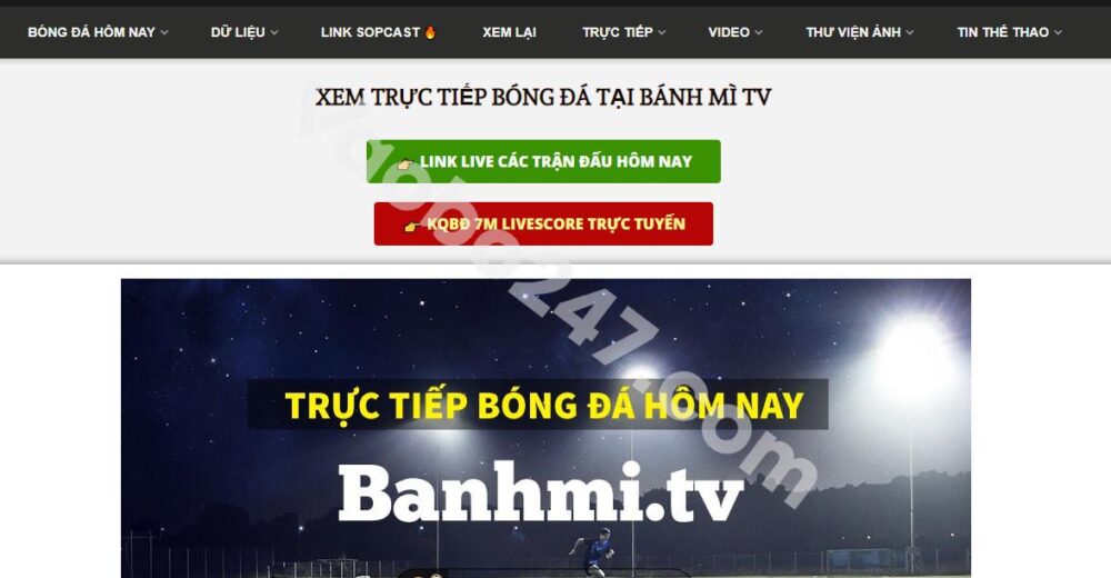 Cách vào Bánh Mì TV