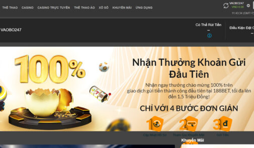 Hướng dẫn rút tiền 188bet chi tiết nhanh chóng và dễ dàng nhất