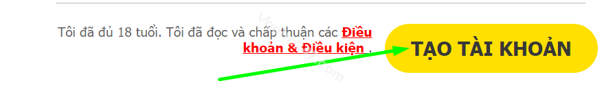 Điền đầy đủ thông tin mà nhà cái Dafabet cung cấp