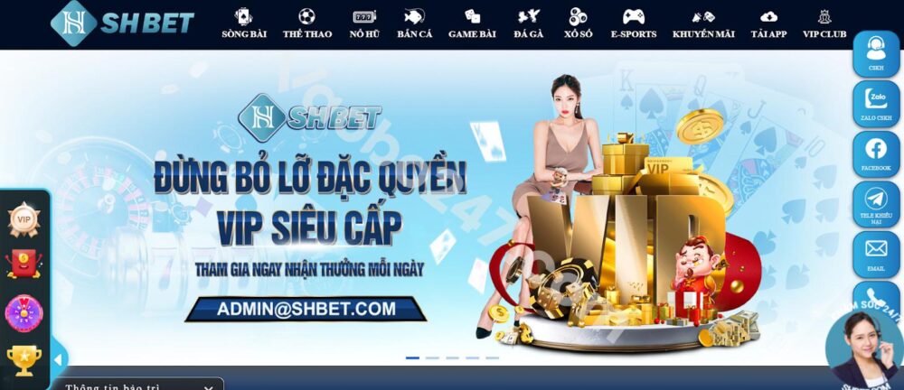 Giao diện của Shbet tuy đơn giản nhưng khá ấn tượng 