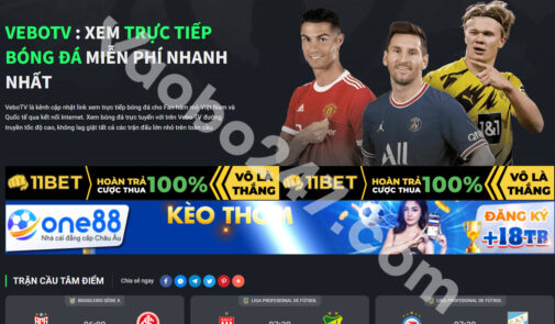 Vebotv – Xem Bóng Đá Chất Lượng Cao Nhất 2024