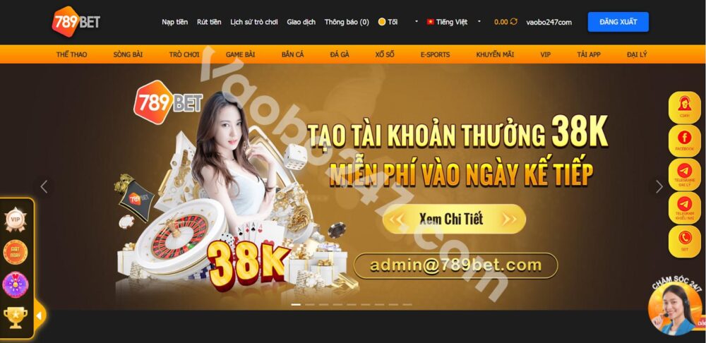 Truy cập vào trang chủ của nhà cái 