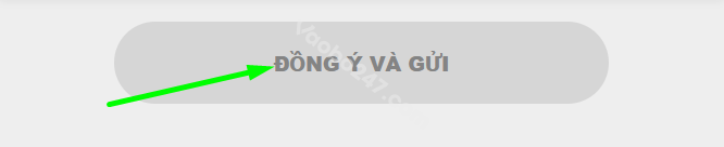 Tạo lệnh chuyển tiền bằng cách nhấn vào ô "đồng ý và gửi" 