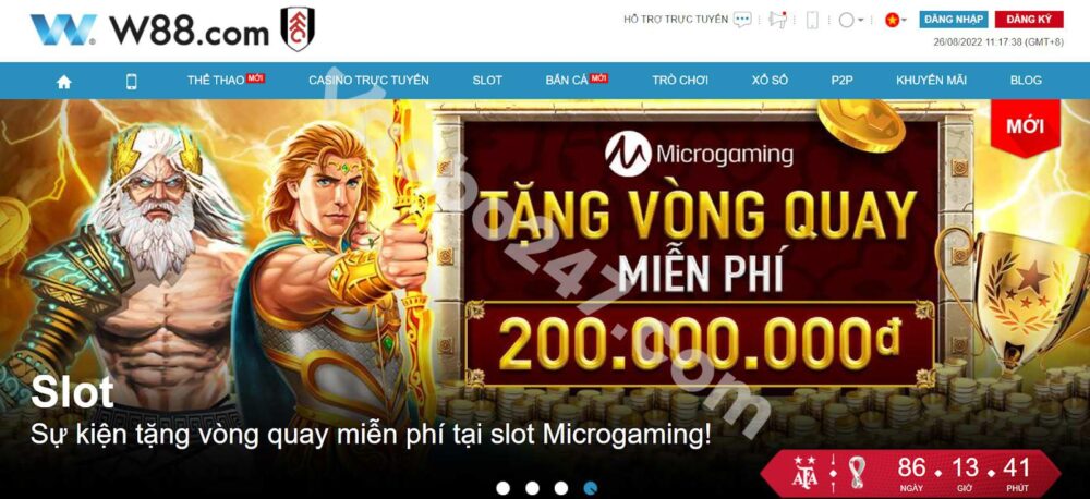 Truy cập vào website chính của W88 thông qua các đường dẫn uy tín