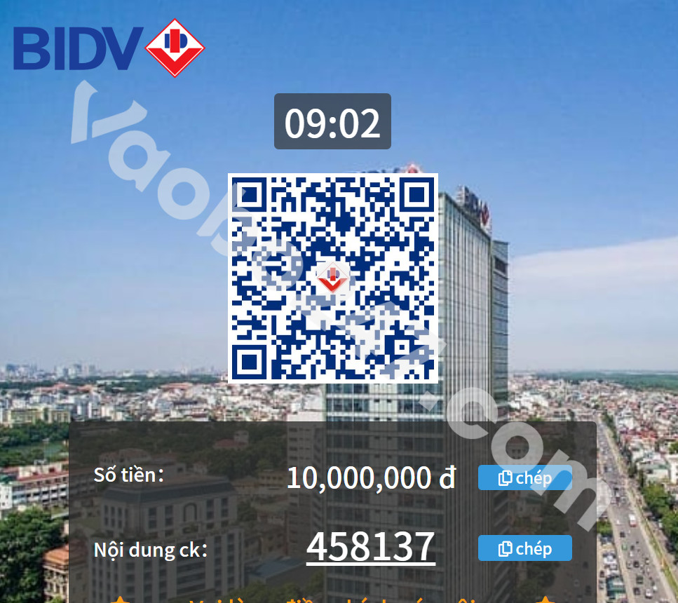 Anh em tiến hành quét mã QR và giao dịch 