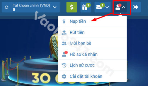 Hướng dẫn nạp tiền 1xbet chi tiết nhất cho người mới 2024