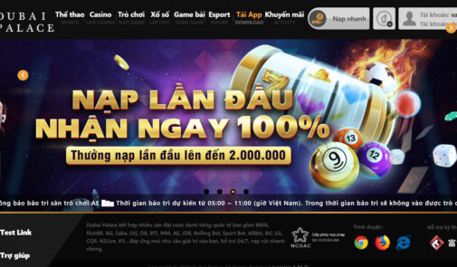 Nạp tiền Dubai Palace Casino chi tiết, đơn giản nhất 2024