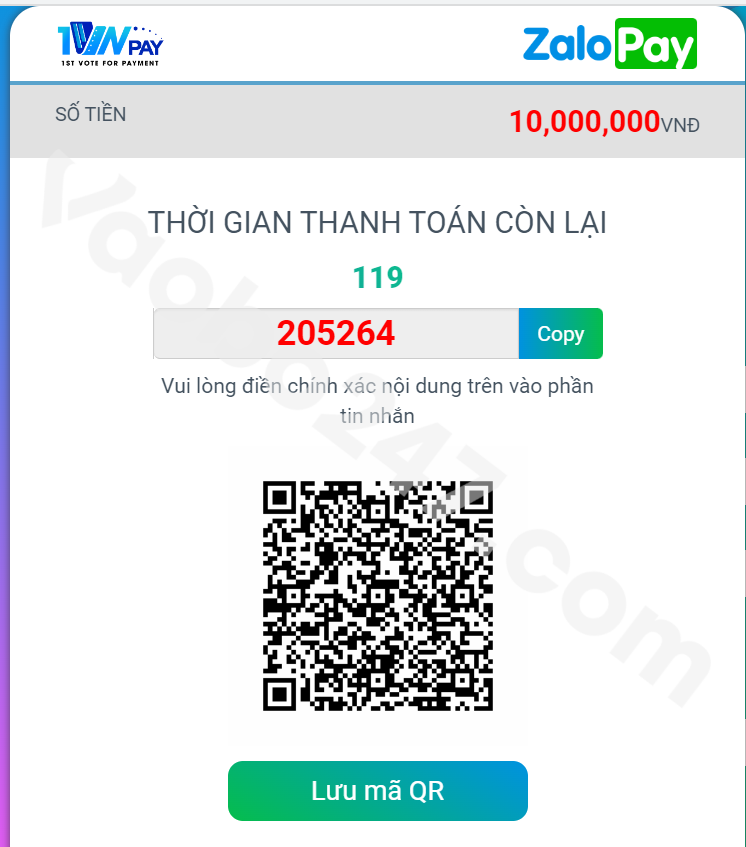 Người chơi quét mã QR để giao dịch 