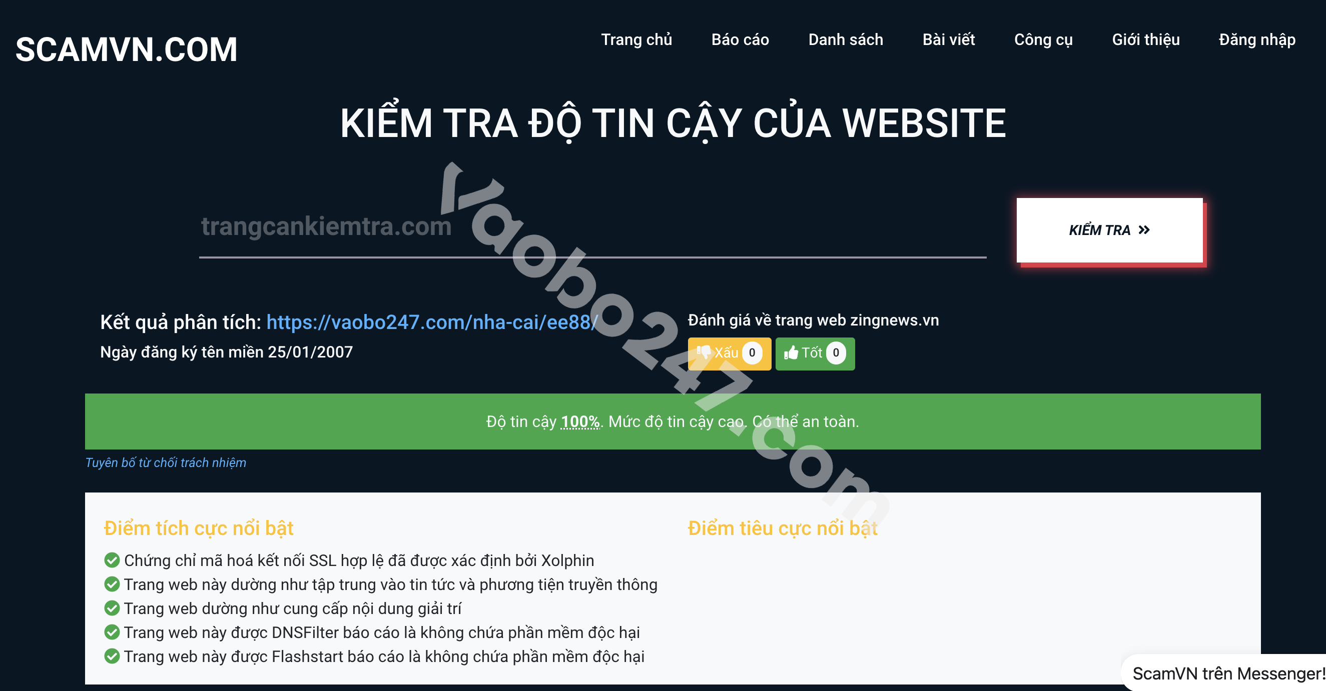 Nhận biết nhà cái Ee88 lừa đảo qua ScamVN.com