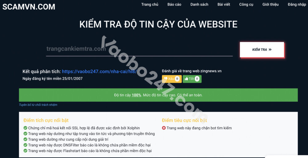 Nhận biết nhà cái HL8 lừa đảo qua ScamVN.com