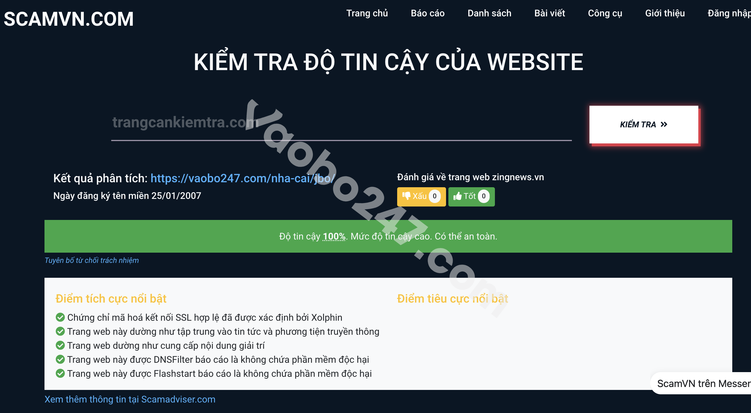 Nhận biết nhà cái JBO lừa đảo qua ScamVN.com