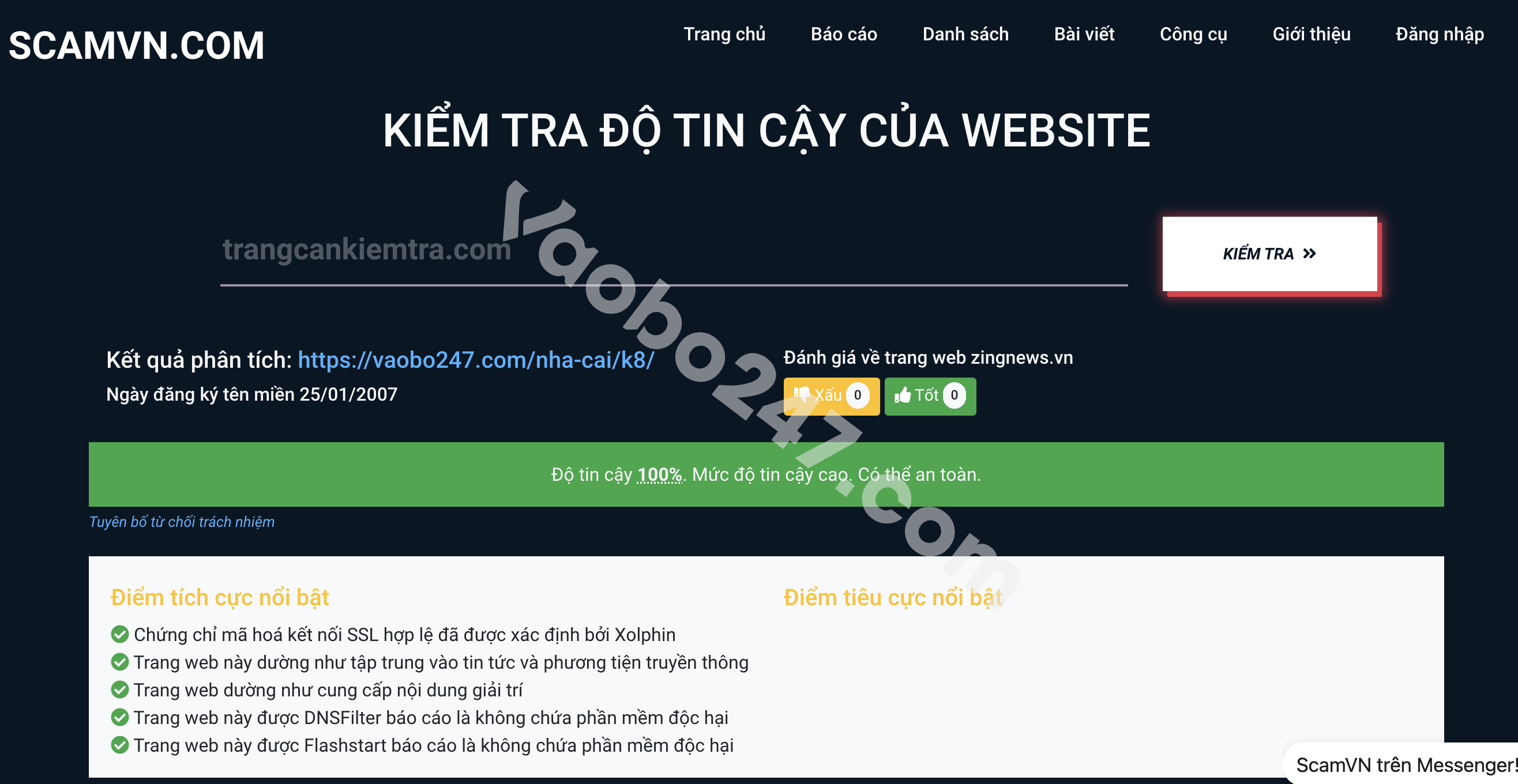 Nhận biết nhà cái K8 lừa đảo qua ScamVN.com