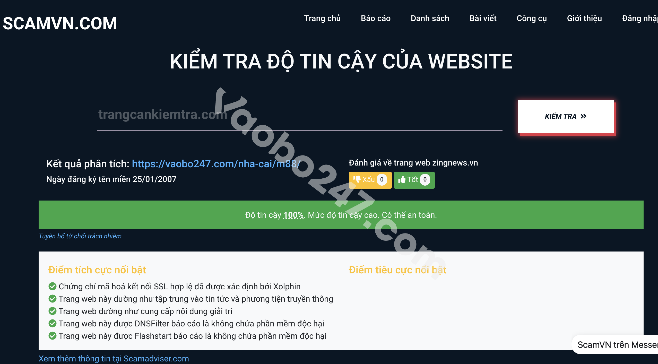 Nhận biết nhà cái M88 lừa đảo qua ScamVN.com