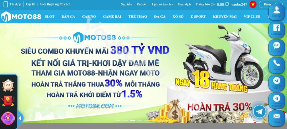 Nhược điểm tại nhà cái Moto88