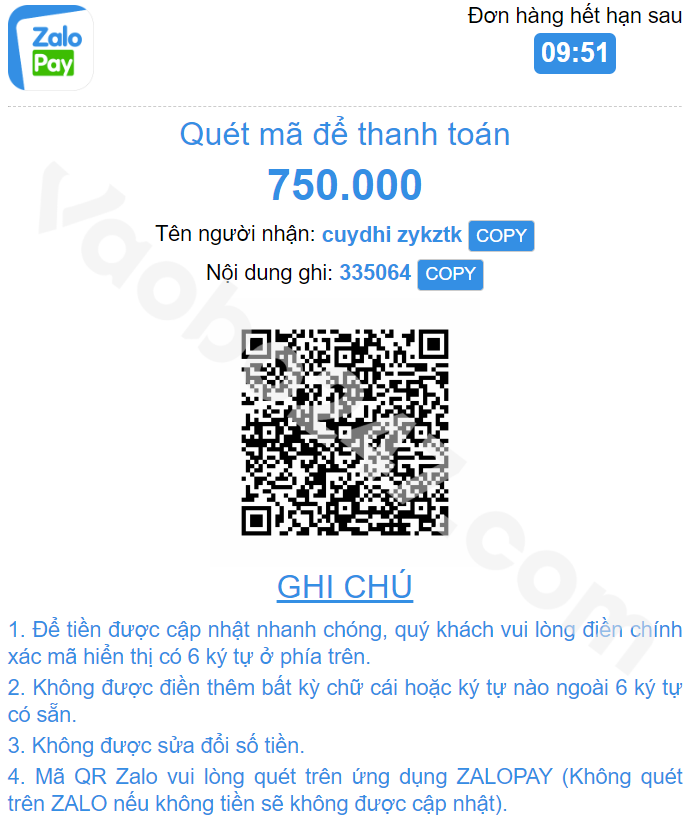 Quét mã QR để giao dịch 