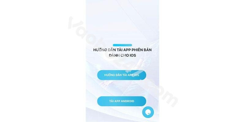 Quét mã và truy cập vào hệ thống chọn lựa giữa hai phiên bản, chọn phiên bản iOS