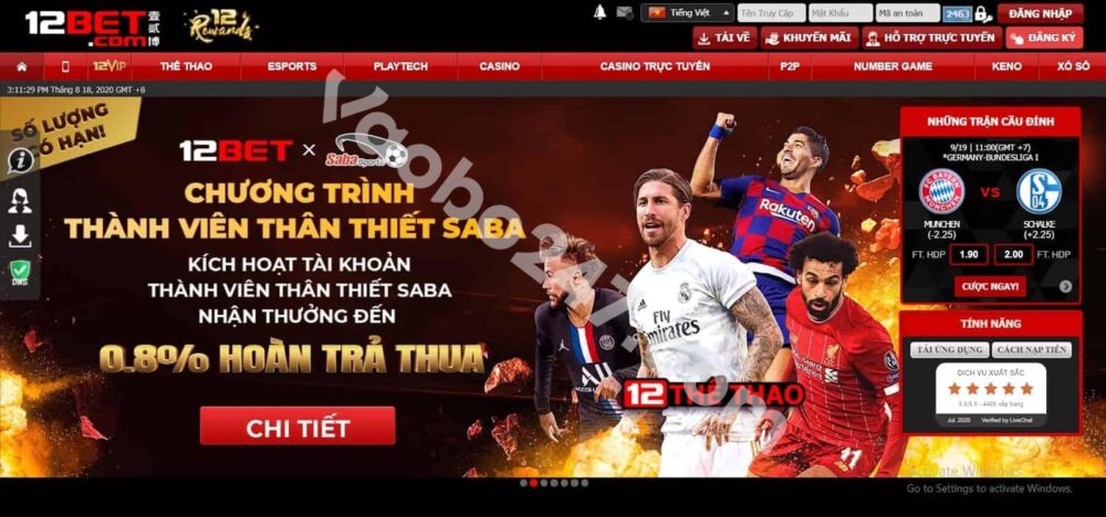 Website và app điện thoại đều hỗ trợ Tiếng Việt 